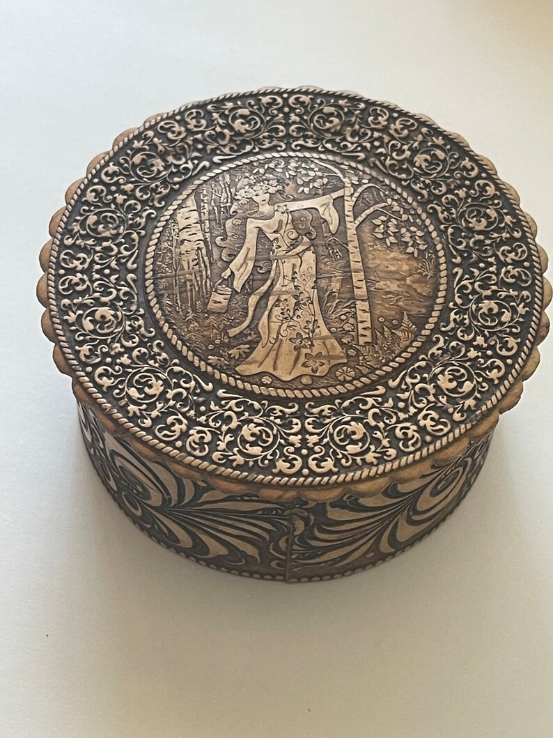 Russian Birch Wood Art Boxes Various New Etsy