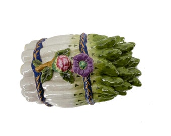 Majolica Asparagus Tureen | Winward | Decorative Use | Vintage