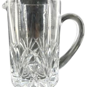 Marquis by Waterford Crystal Elegant Wedge Cut Pitcher | Vintage