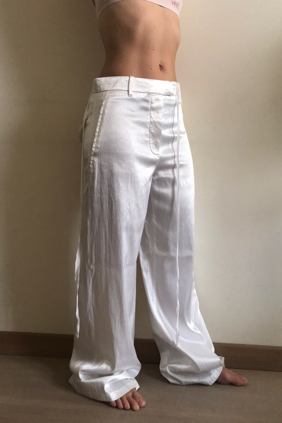 Ann Demeulemeester white pants