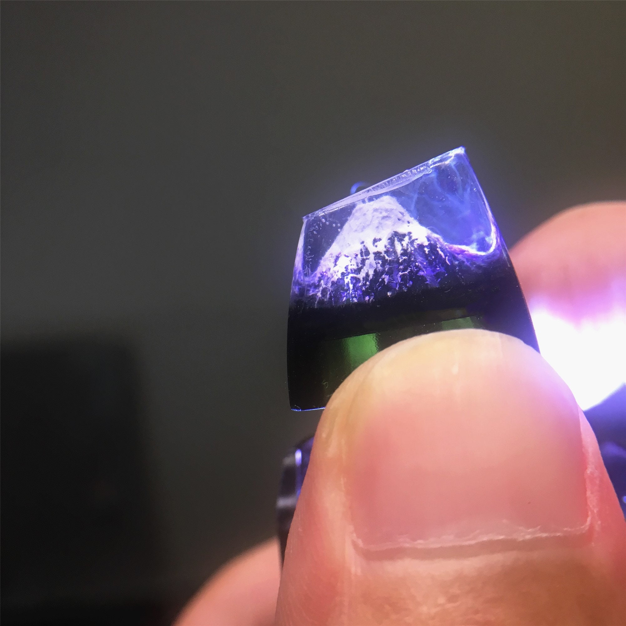 Suitable for Cherry R4 Keycaps Esc Keycaps Resin Keycaps Volcano Snow ...