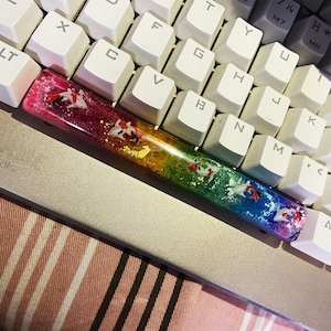 NEW keycaps spacebar Handmade Resin Keycap Artisan carp Keycaps Gift for boy OEM for Cherry MX Keyboard custom keycap
