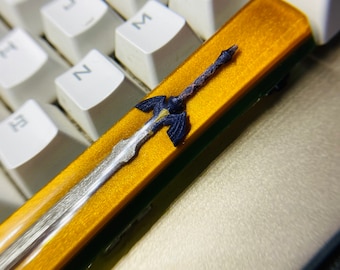 Game Zelda sword space bar keycap 6.25U keycap gift to boy mechanical keyboard custom resin keycap master sword
