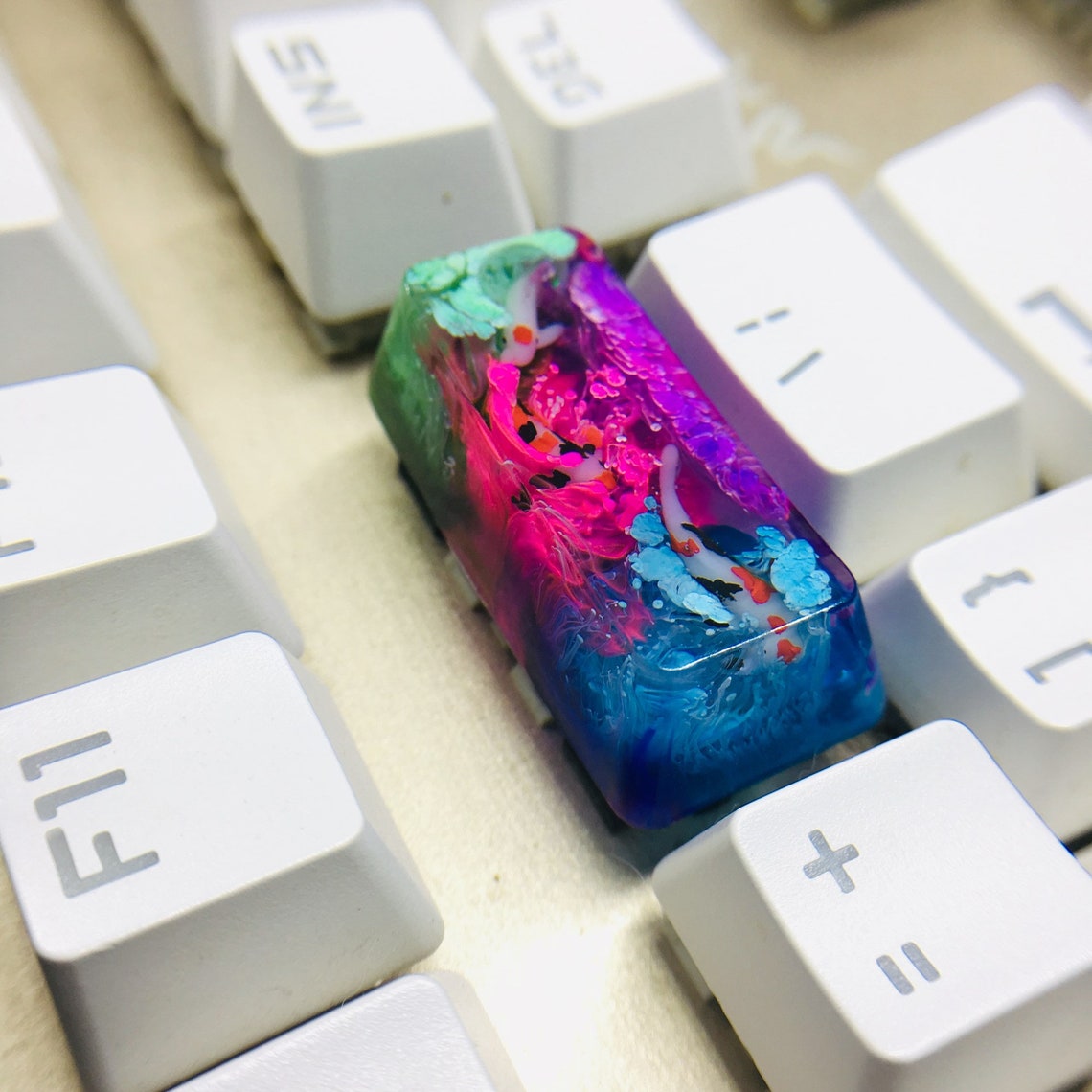 Resin keycaps Personalized keycaps Custom handmade keycaps Etsy