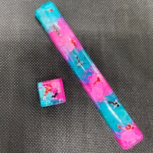 NEW keycap Spacebar Key And R4 Pink Keycap Handmade Resin Keycap Artisan carp Keycaps Gift for boy OEM for Cherry MX Keyboard