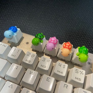 Handmade turtle keycaps are suitable for most cherry MX (+) axis mechanical keyboard ESC R4 keycaps set