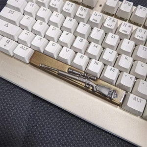 New keycap space bar, handmade resin keycap, artisan keycap, gaming PUBG M24 keycap, OEM for Cherry MX keyboard custom 6.25U,sniper keycap