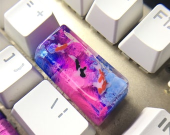 NEW keycap Backspace Keycap Handmade Resin Keycap Artisan carp Keycaps Gift for boy OEM for MX Keyboard