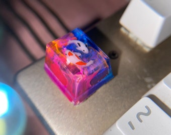 Koi Artisan Keycap, Handmade Resin R4 Cherry MX