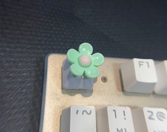 Niedliche Floret Schlüsselkappen von Cherry MX mechanische Tastatur, handgemachte individuelle Schlüsselkappen, interessante Geschenke für Gamer