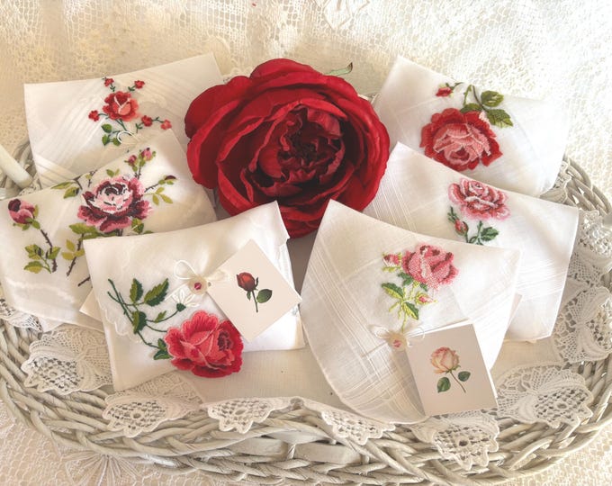 ROSE Scented Sachets, Fragrant Red, Pink & White Sachets Made From ...