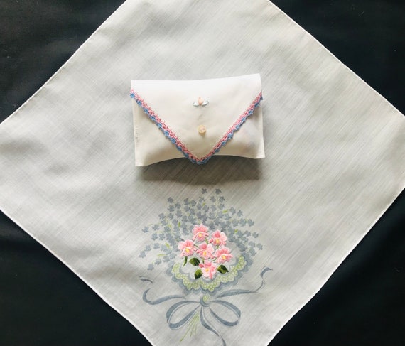 Something Blue Hankie and Lavender Scented Sachet… - image 4