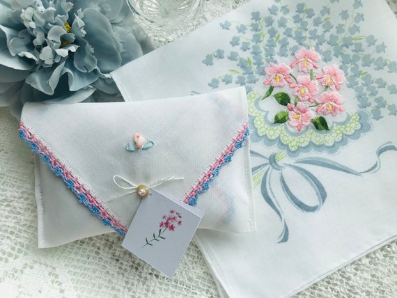 Something Blue Hankie and Lavender Scented Sachet… - image 9