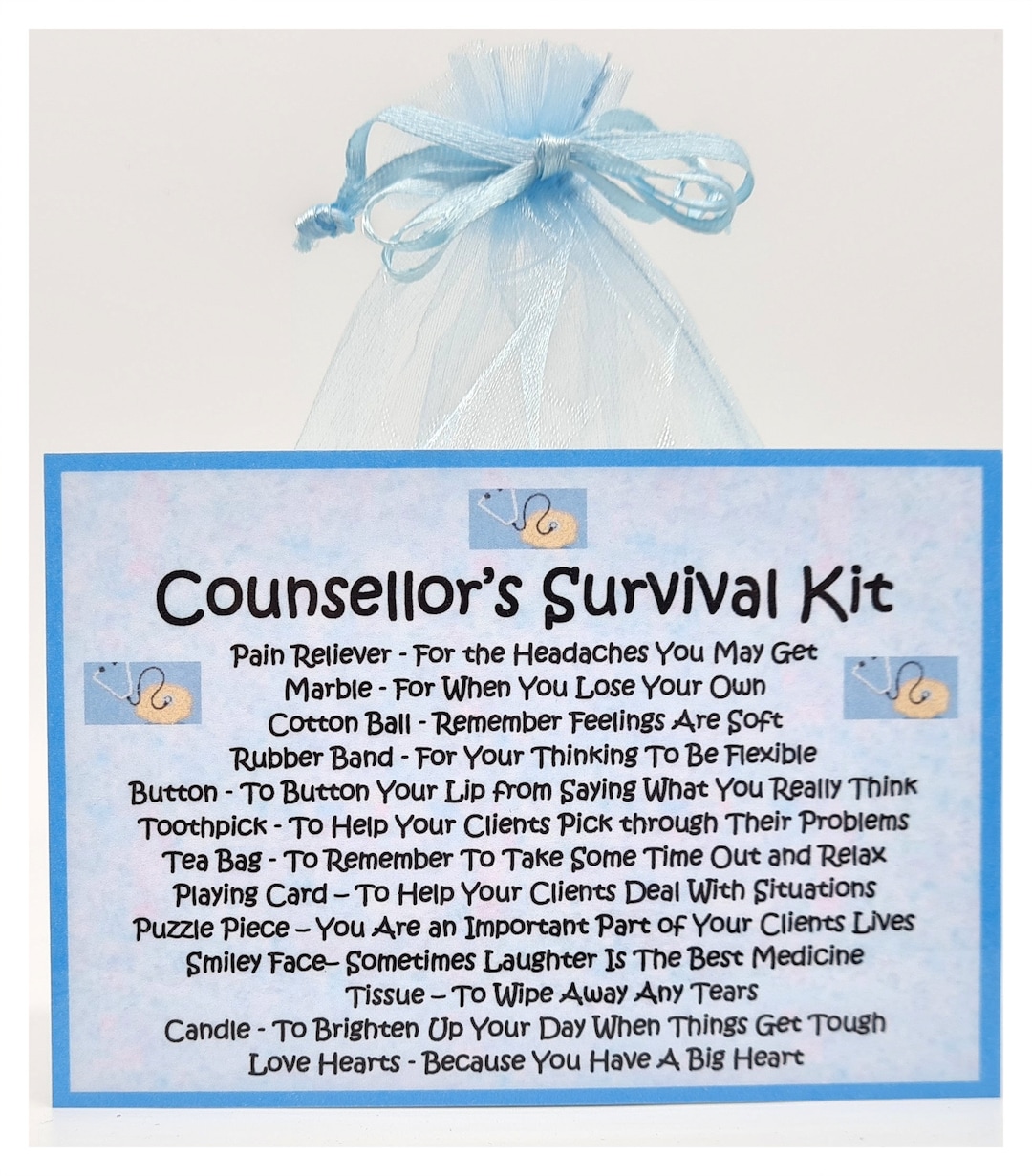 Counsellors Survival Kit Novelty Gift & Card Alternative Present