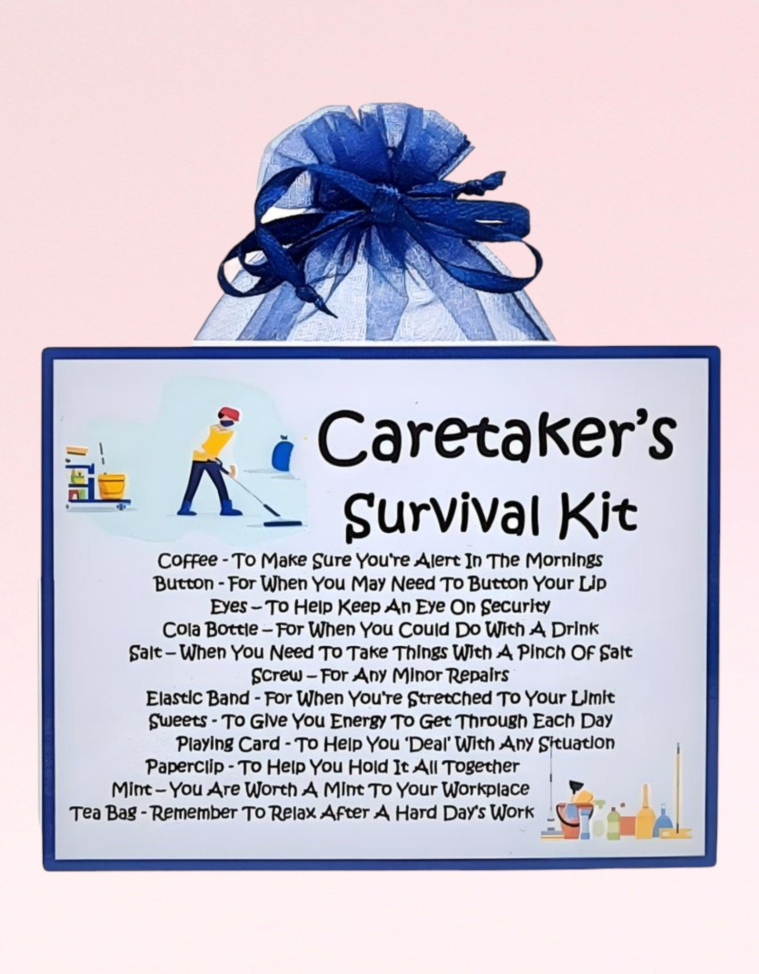 Workaholic Survival Kit ~ Fun Novelty Gift & Card Alternative | Birthday Present | Greeting Cards | New Job | Personalised Keepsake - View #8