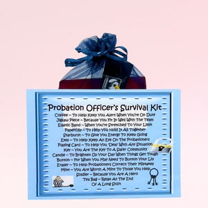 Kit de sobrevivência do agente de condicional ~ Presente de novidade divertido e alternativa de cartão | Presente de aniversário | Cartões comemorativos | Presente personalizado