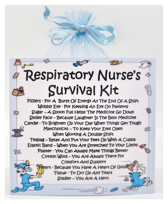 Nurse Survival Kit Includes Topper And Card Digital Printable Immediate ...