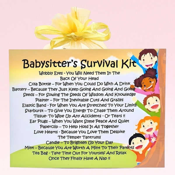 Babysitter Birthday Card Etsy