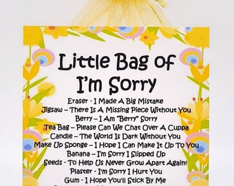 Im Sorry Card Etsy