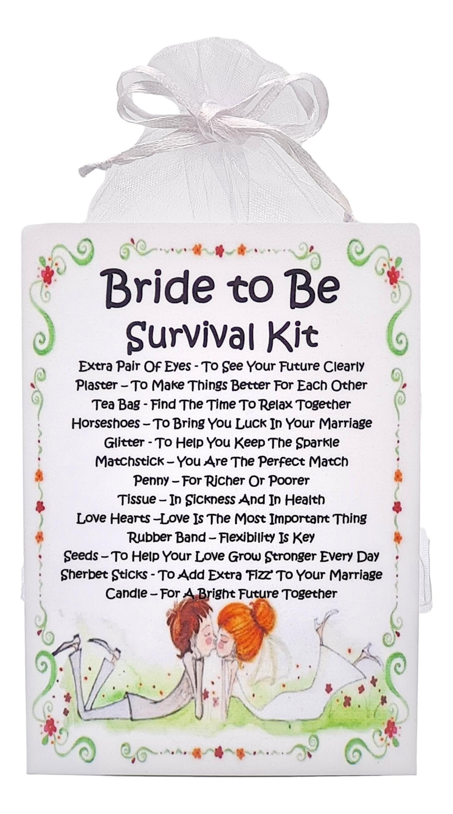 Glitter Maid of Honor Wedding Survival kit