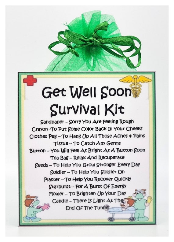Fun Novelty Gift & Card Alternative Keepsake Spring Cleaning Survival Kit