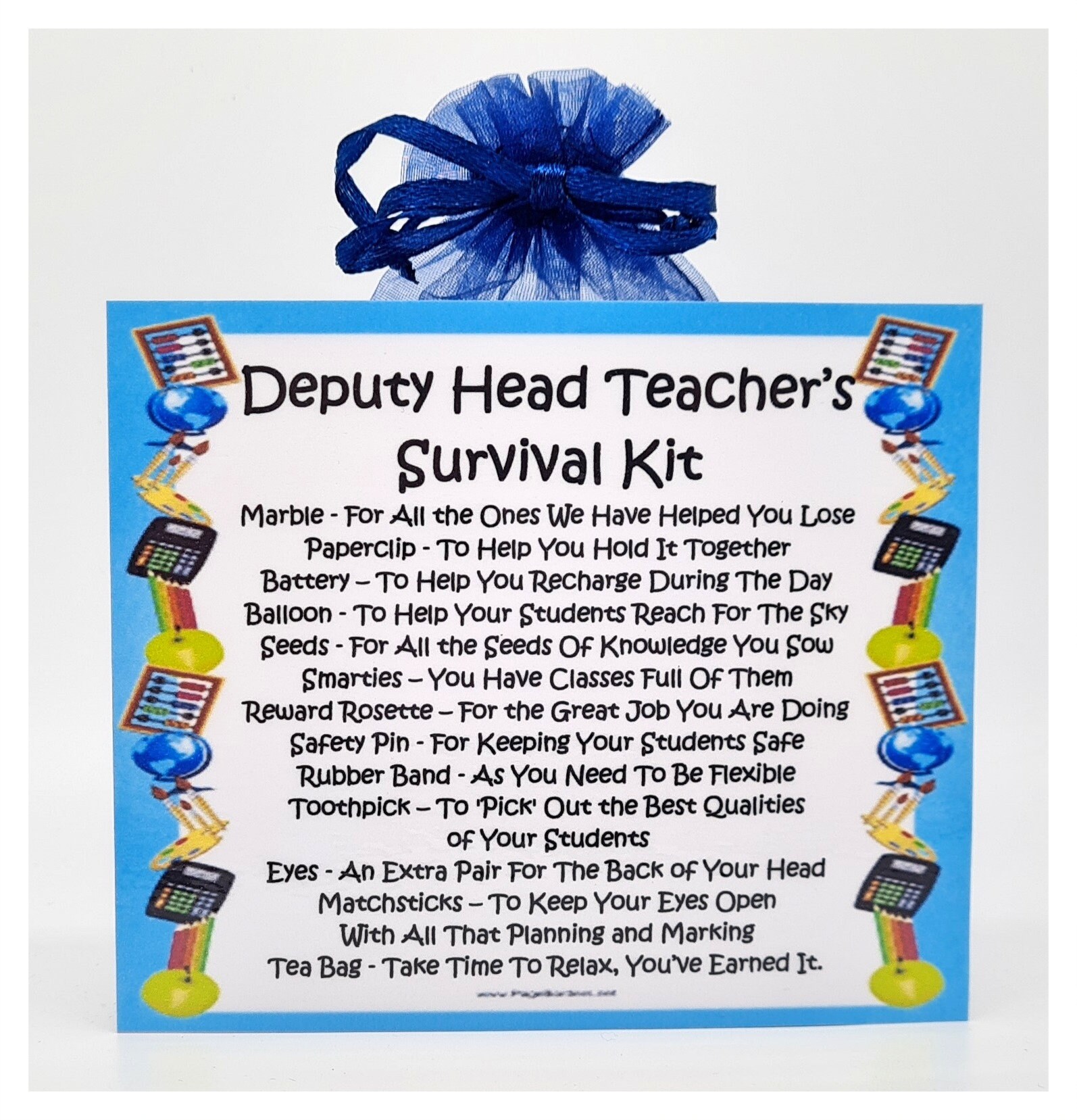 Deputy Head Teacher s Survival Kit Fun Novelty Gift Etsy UK