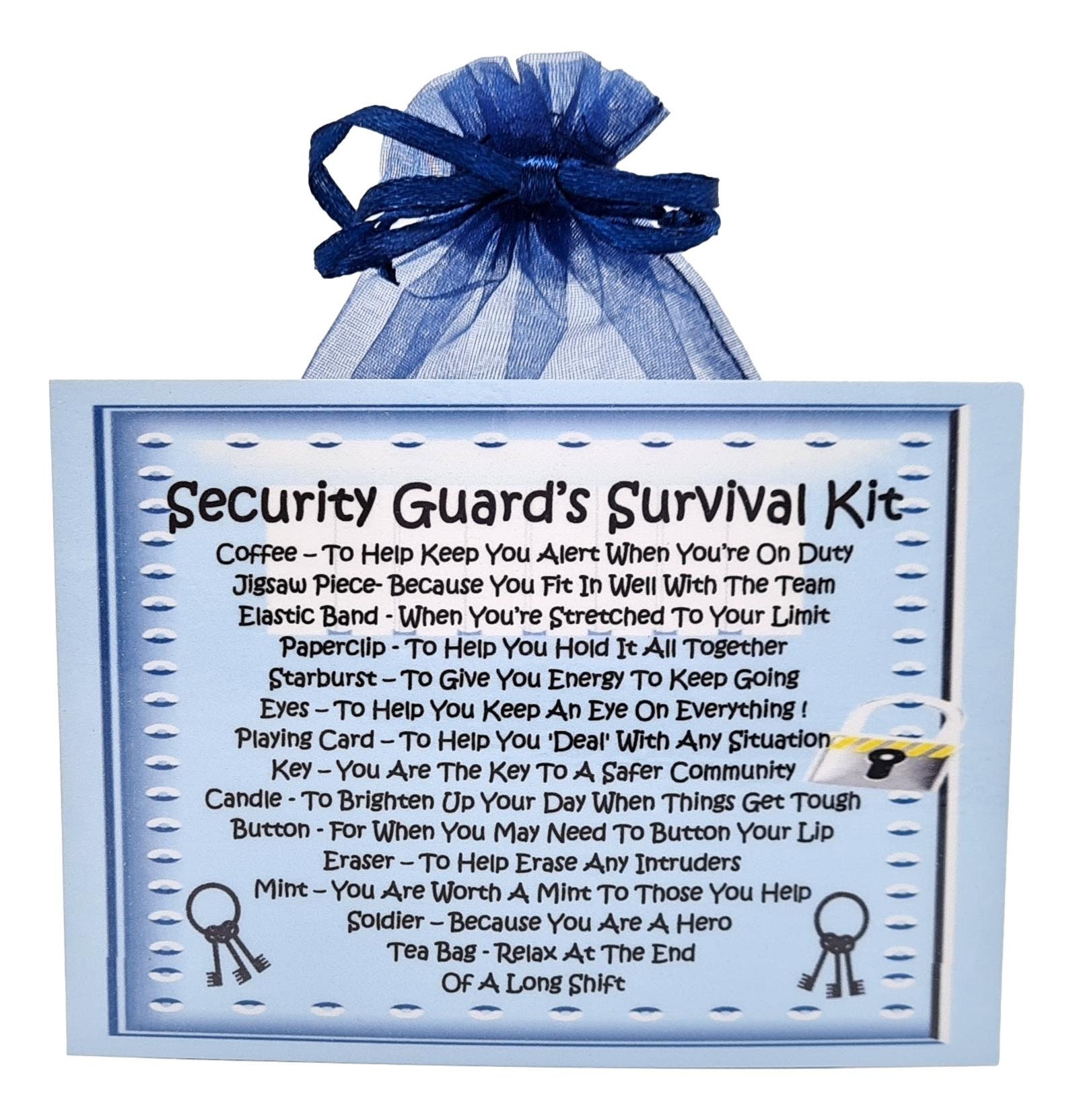 Security Guard's Survival Kit Fun Novelty Gift & Card - Etsy UK