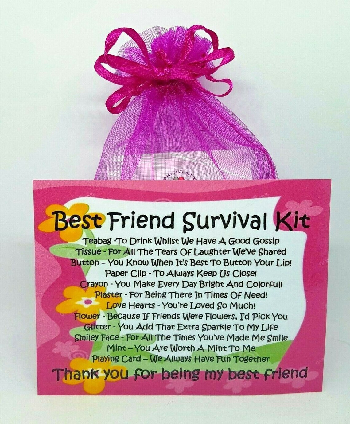 Best Friend Survival Kit Fun / sentimental / novelty gift / Etsy