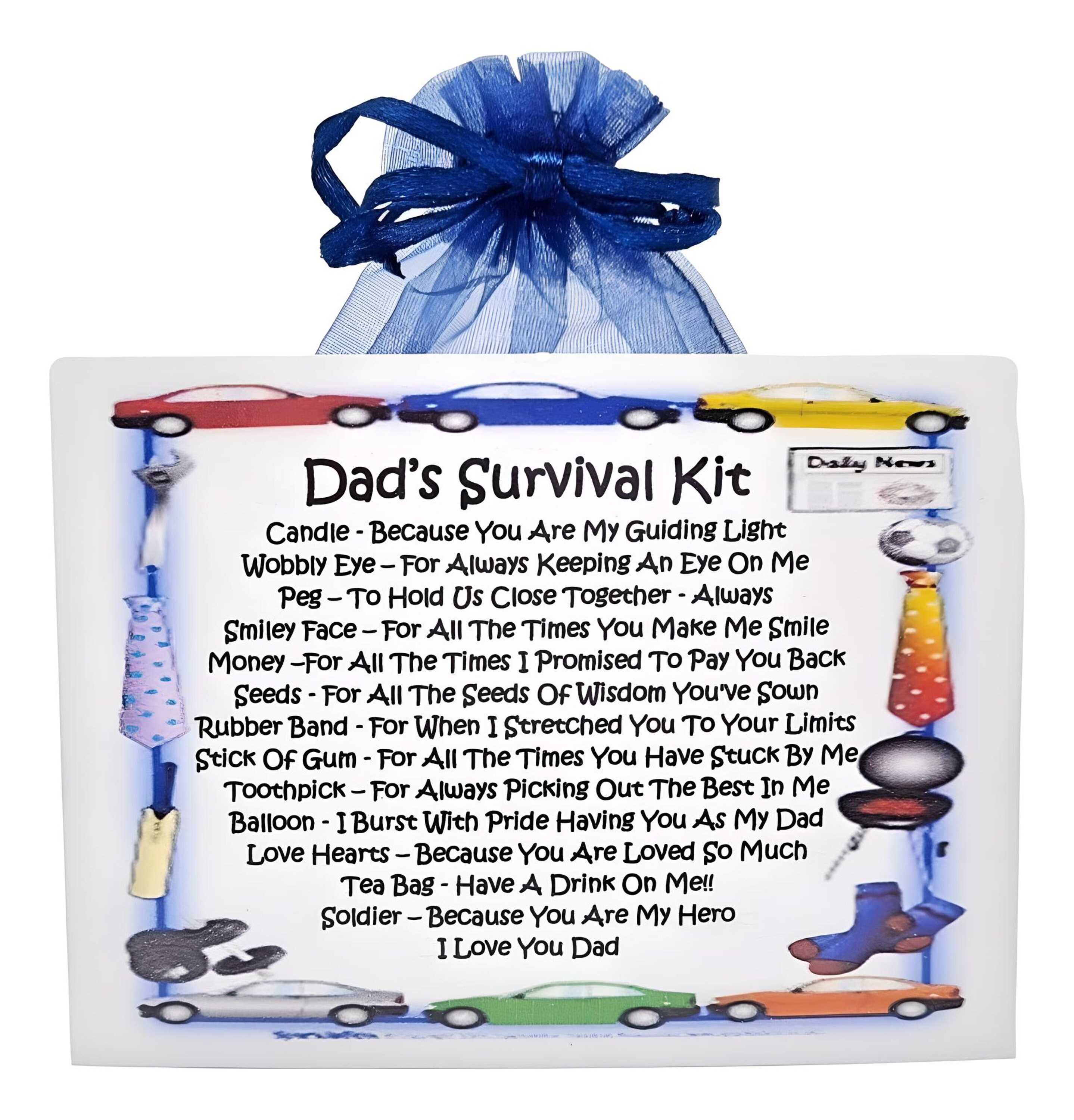 Christmas Survival Kit Fun Novelty Gift and Greetings Card Xmas Present  Greeting Cards Secret Santa Surviving Christmas 