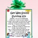 Get Well Soon Survival Kit Fun Novelty Gift &amp; Card Keepsake Good Luck ...