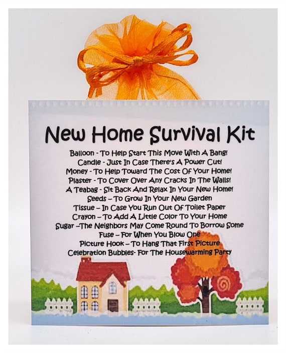 New Home Survival Kit Fun Novelty Gift Good Luck Etsy 日本