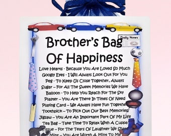 Brother's Survival Kit ~ Fun Novelty Gift & Card Alternative | Birthday Present | Greeting Cards | Unique Personalised Brother Gift