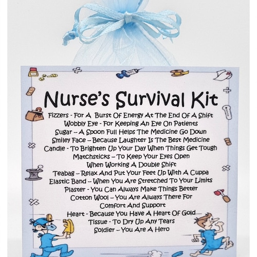 Social Worker's Survival Kit Fun Novelty Gift & Card - Etsy