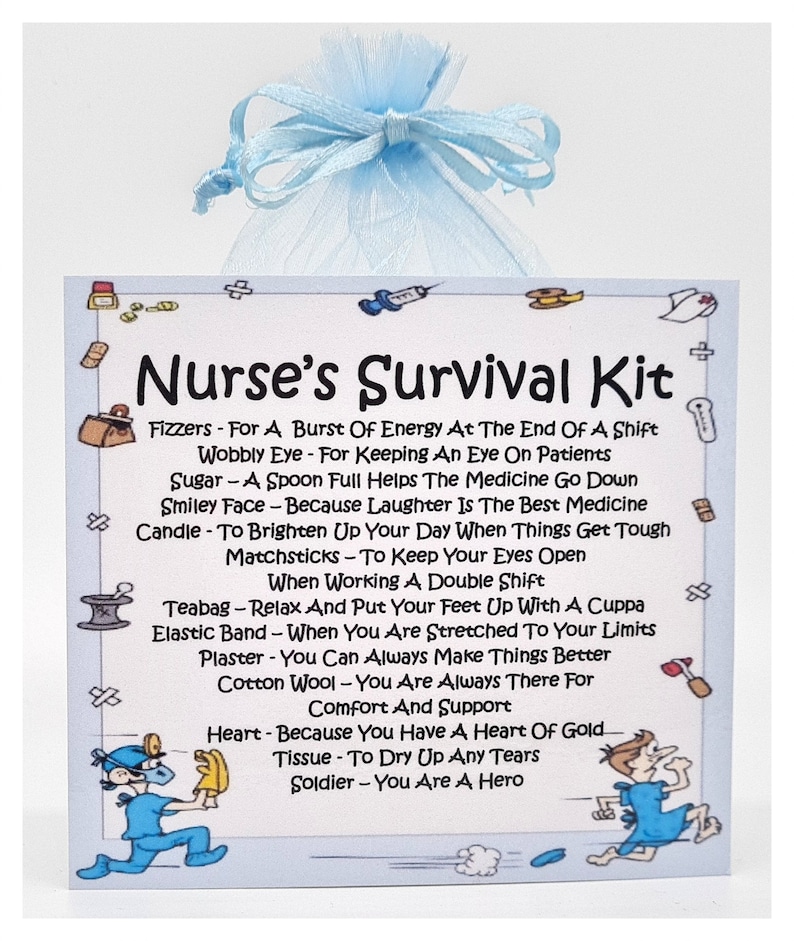 Nurse's Survival Kit Fun/ joke/ novelty gift / present / Etsy