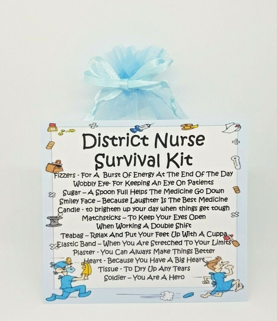 District Nurse Survival Kit Fun/ joke/ novelty gift / | Etsy