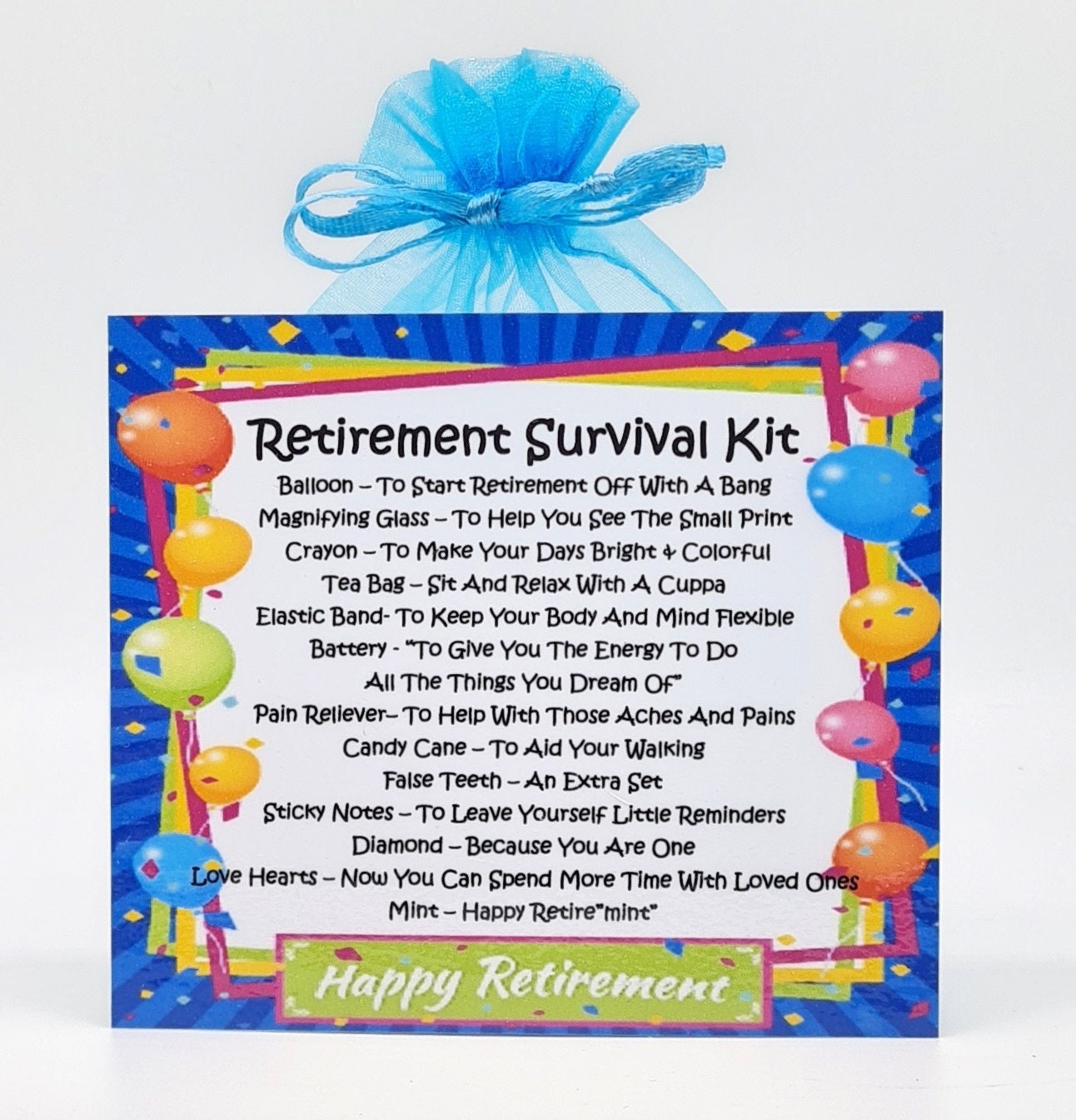 Retirement survival kit for teachers