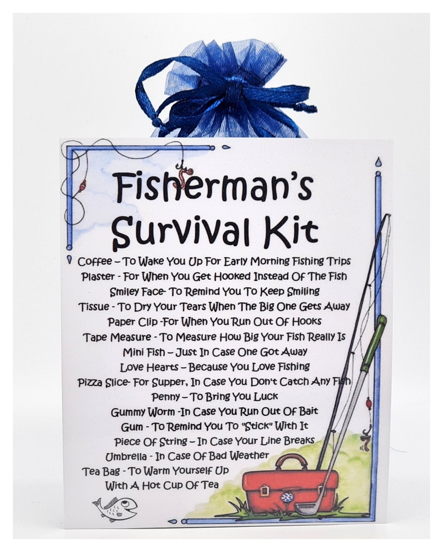 Fisherman's Survival Kit Fun Novelty Gift & Card Alternative Birthday  Greeting Cards Unique Gift for a Fisherman Personalised Gift -  Canada