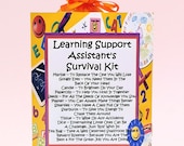 Teaching Assistant Survival Kit ~ Fun Novelty Keepsake Gift & Greetings