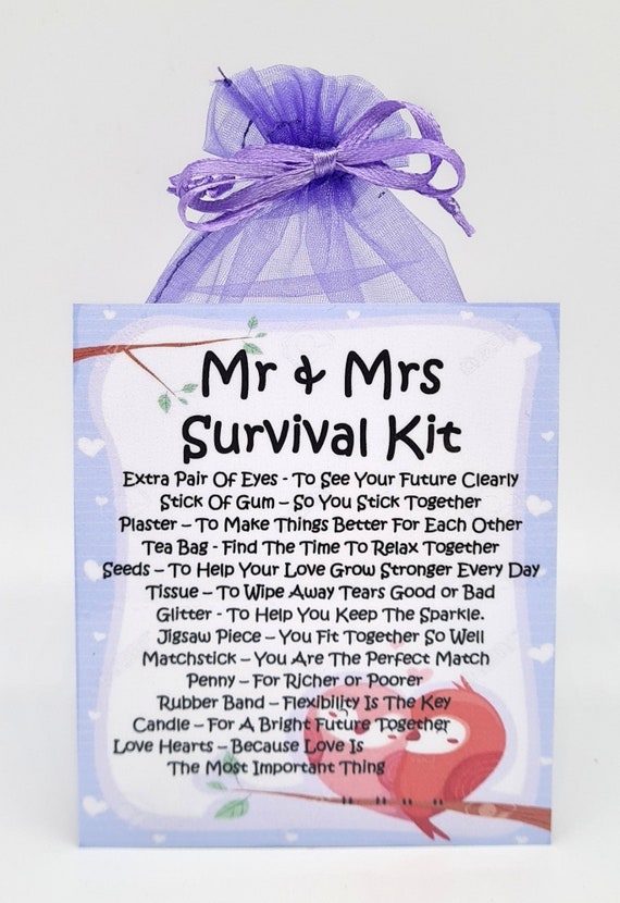 Cool Bridal Shower Gifts For Bride to Be | Unique Engagement Gifts | The  Marriage Survival Kit | Best Wedding Gifts For Couple, Her | Free Ring  Dish