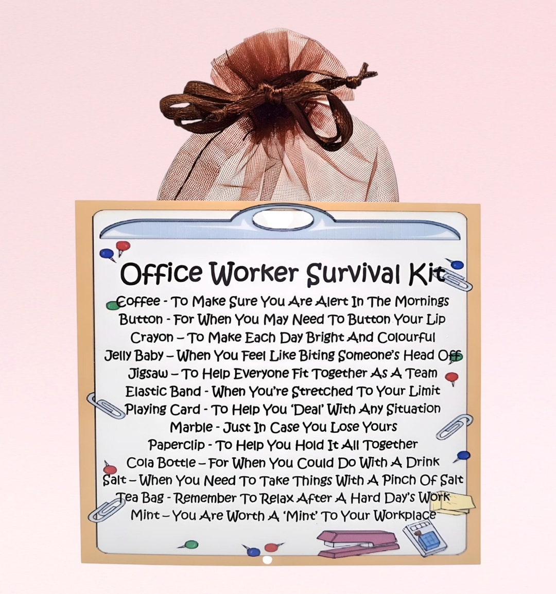 Weihnachts-Survival Kit In Der Dose – Witziges Geschenk Mit 27 Teilen + Karte