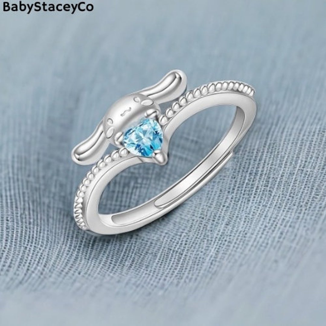 Cinnamoroll Inspired Ring Sanrio Ring Jewelery Hello Kitty Etsy