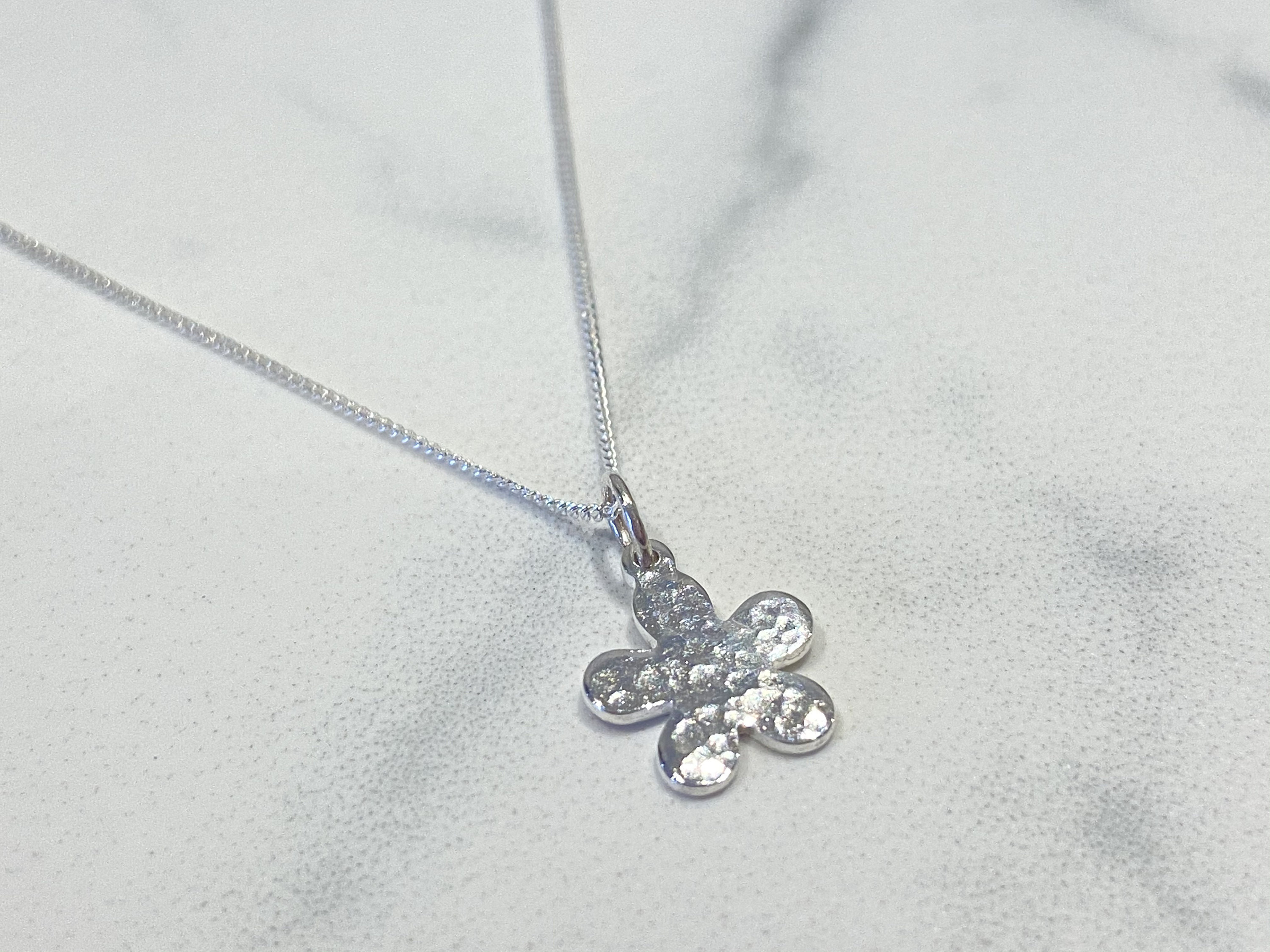 Heart Lock Pendant Necklace, Sterling Silver, Handcrafted, Designed in Cornwall UK