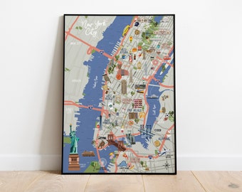 New York - Map and Travel Guide