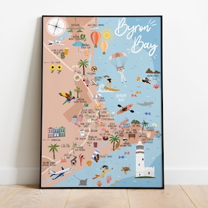 Byron Bay - Karte Print