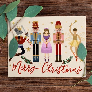 Carte de Noël Casse-Noisette
