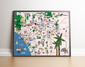 Los Angeles - Map and Travel Guide