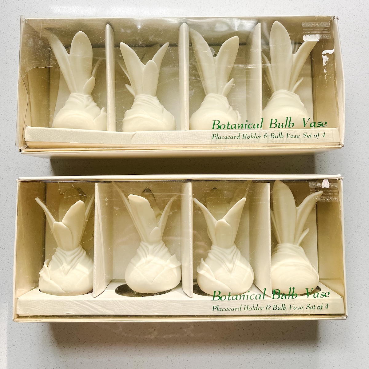 Vintage Porcelian Place/table Card Holders (8), Vintage Wedding Decor, Bud Place Card Holders, Vintage Bridal Department 56 Mini Bud Vases - Etsy