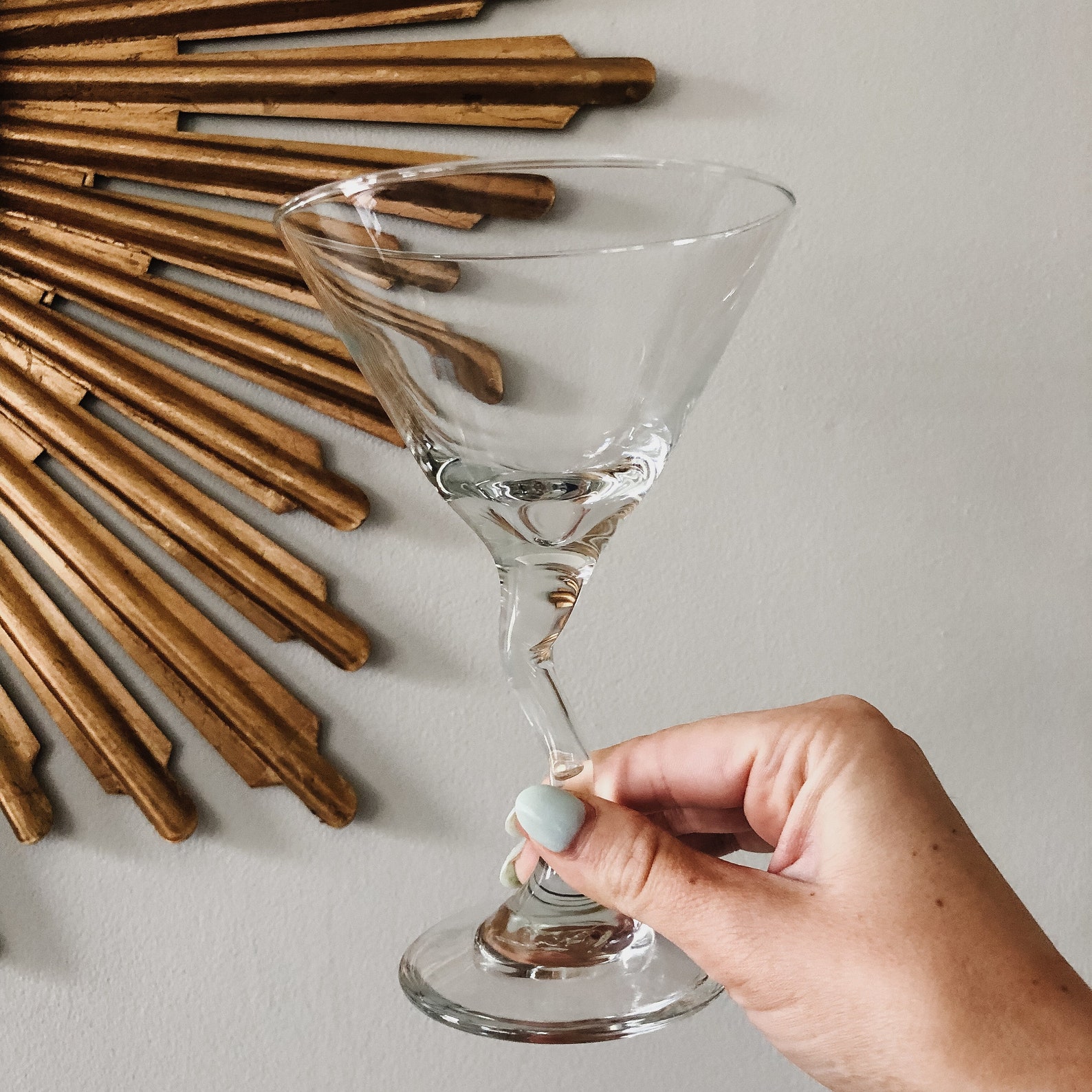 Vintage Zigzag Z Martini Glasses Set of 4 Z Stem Libbey Z Etsy