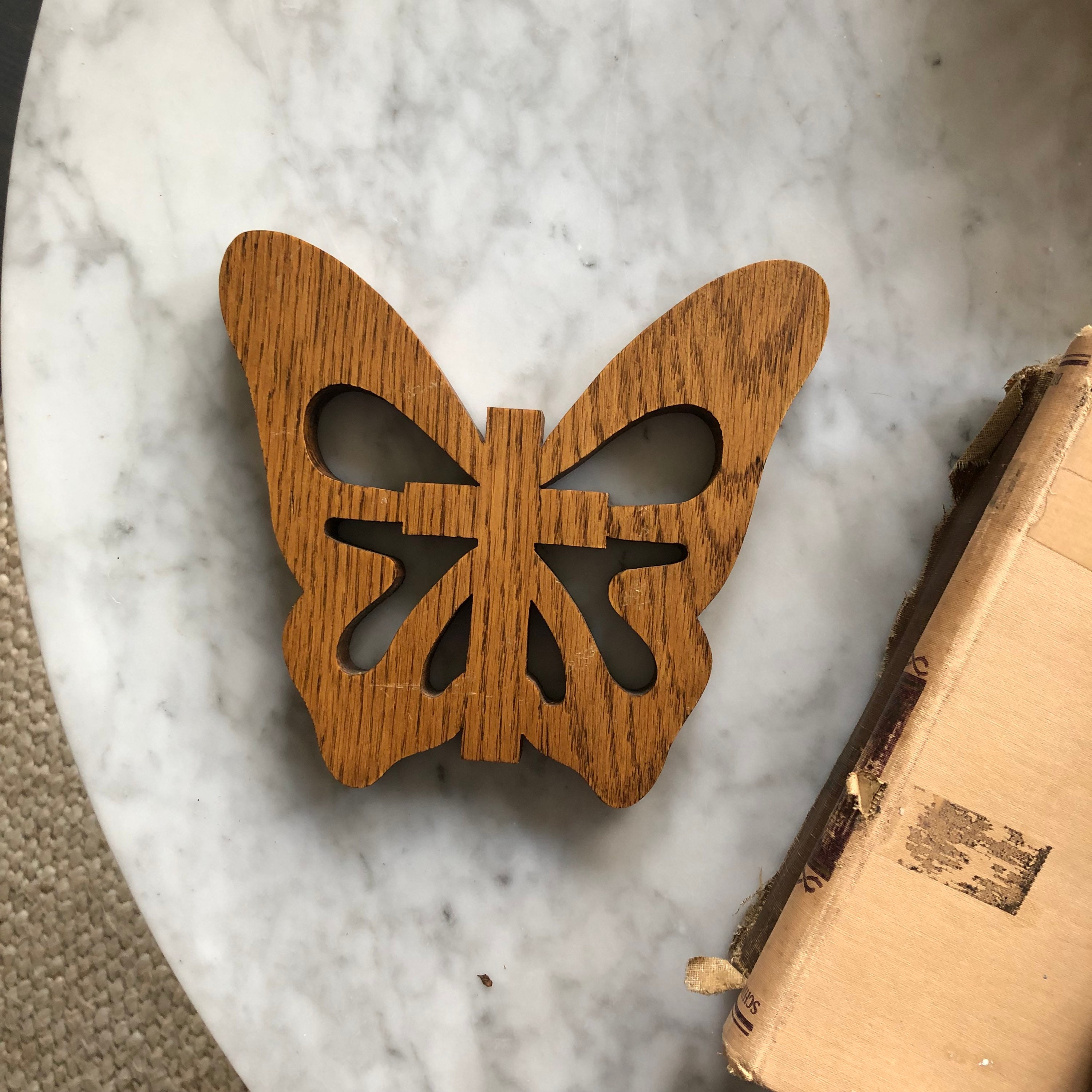 Vintage Wooden Wall Butterfly Wood Butterfly Wall Decor Etsy
