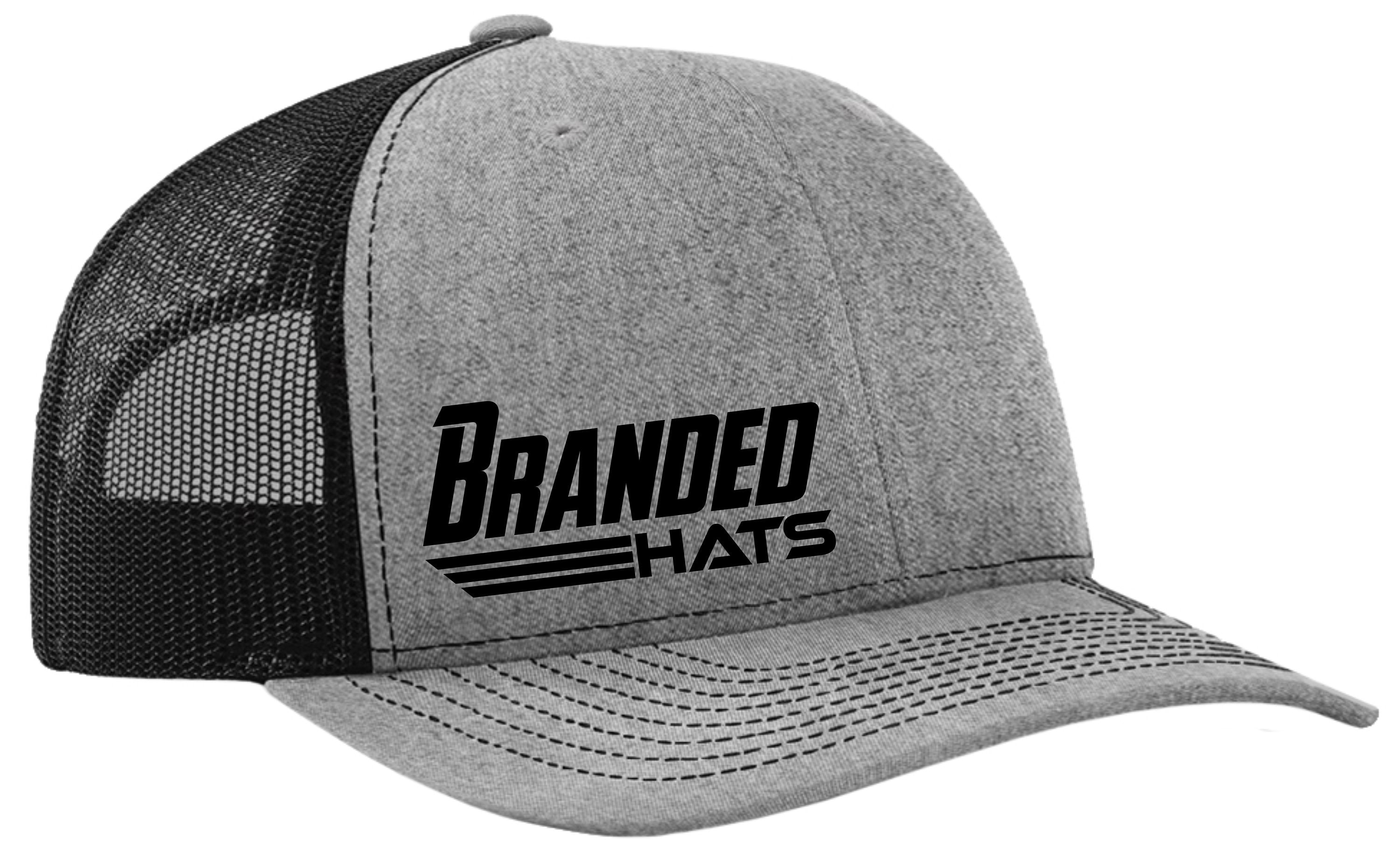 Branded Hats Screen printed hat Custom Logo Hat Your logo Etsy